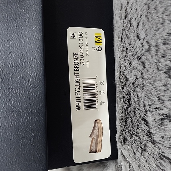 EUC! Naturalizer Whitley 2 LIght Bronze Platform Slip-on Shoes Size 6 - Picture 5 of 6